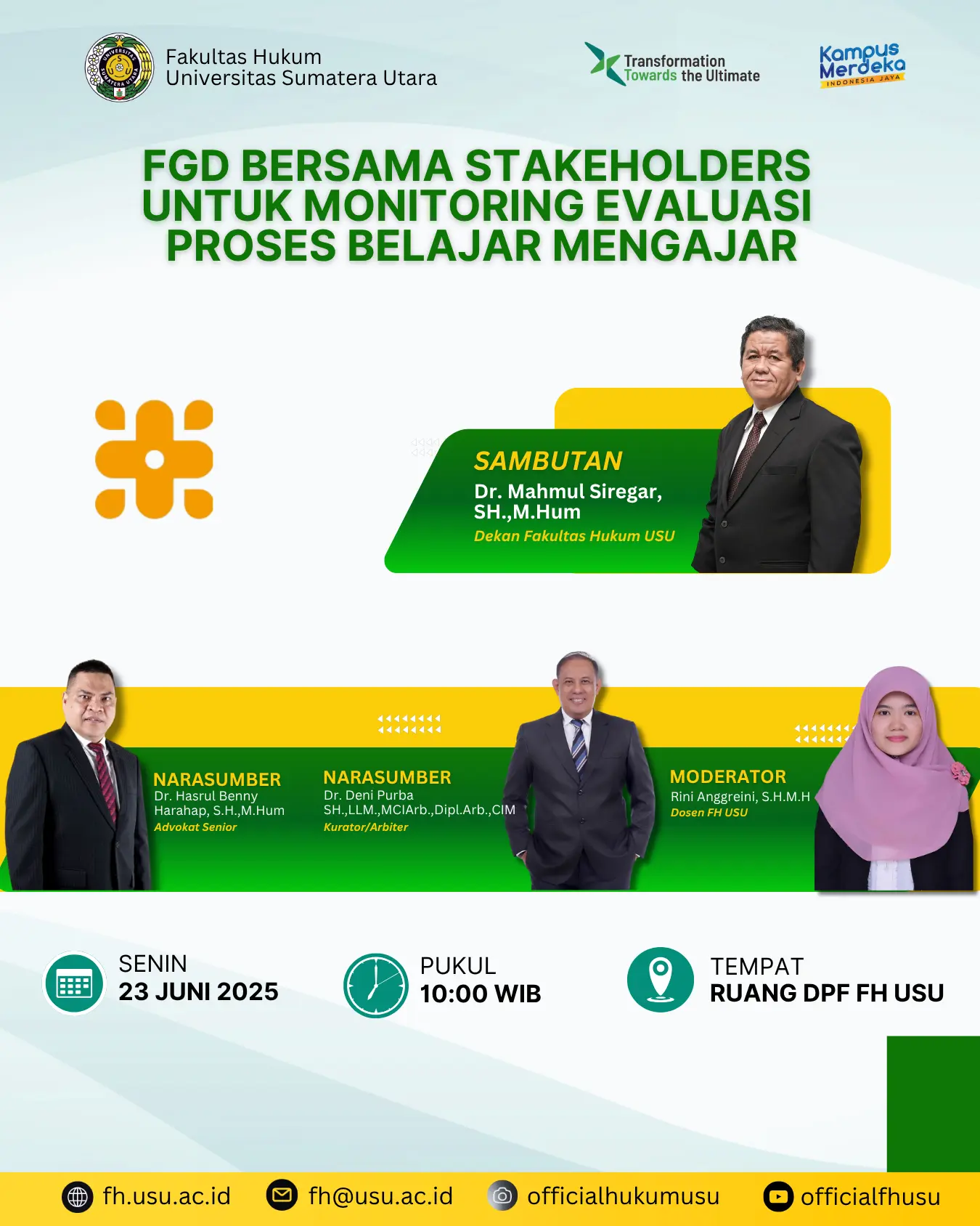 FGD Bersama Stakeholders untuk Monitoring Evaluasi Proses Belajar mengajar